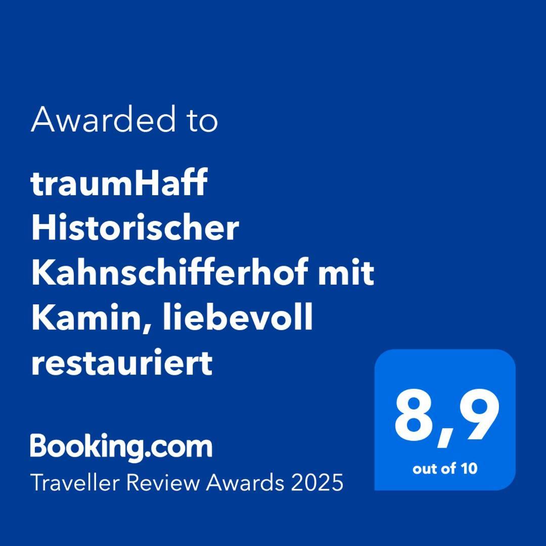 Traumhaff Historischer Kahnschifferhof Mit Kamin, Liebevoll Restauriert Vogelsang-Warsin Екстериор снимка